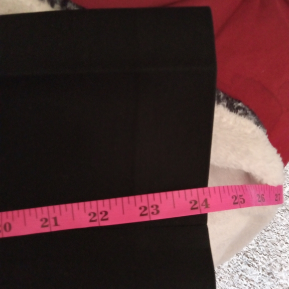 Ann Taylor LOFT Julie Cropped Black Dress/ Career Pants Size 6, 24" Inseam - Picture 11 of 12